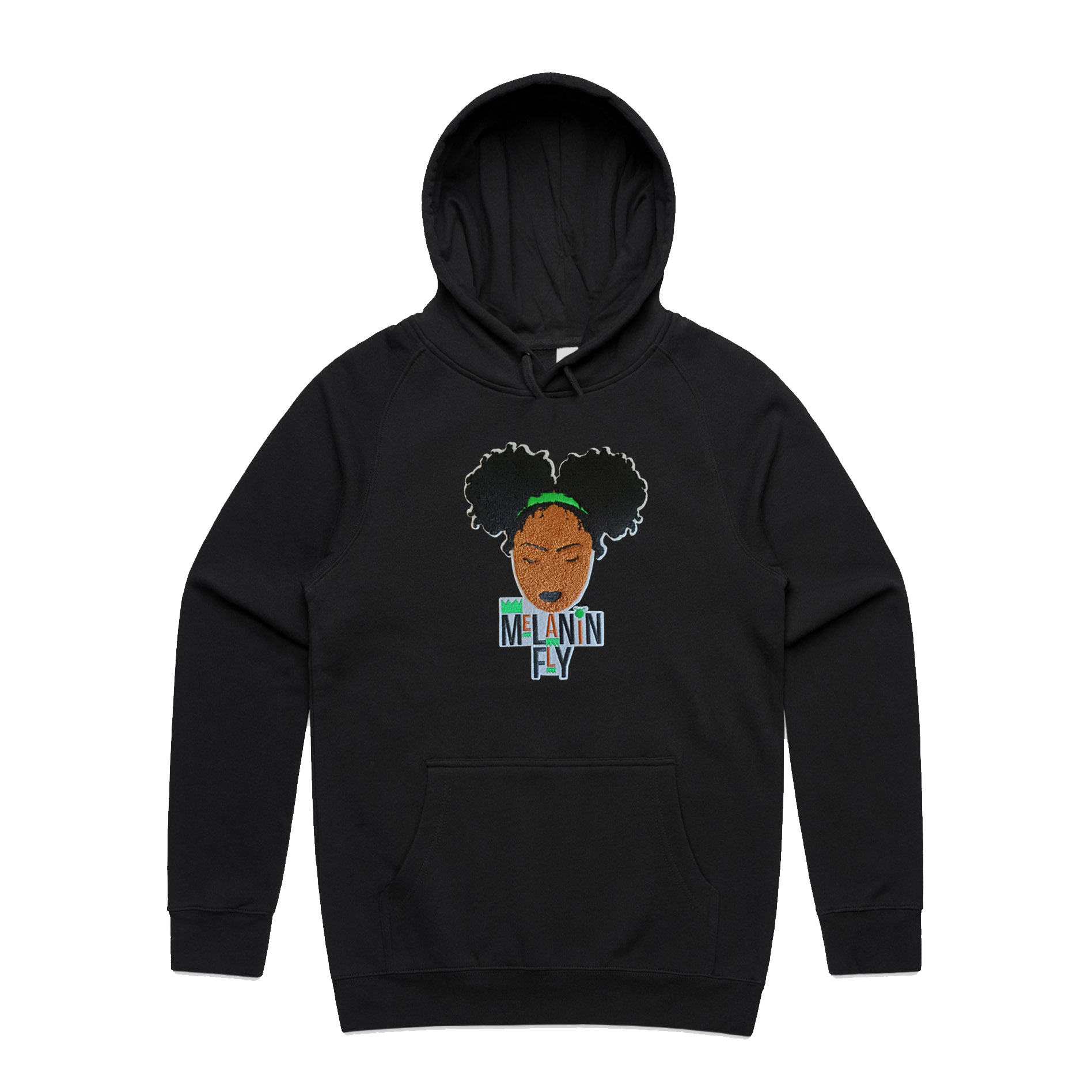 Melanin Fly Chenille Patch Unisex Pullover