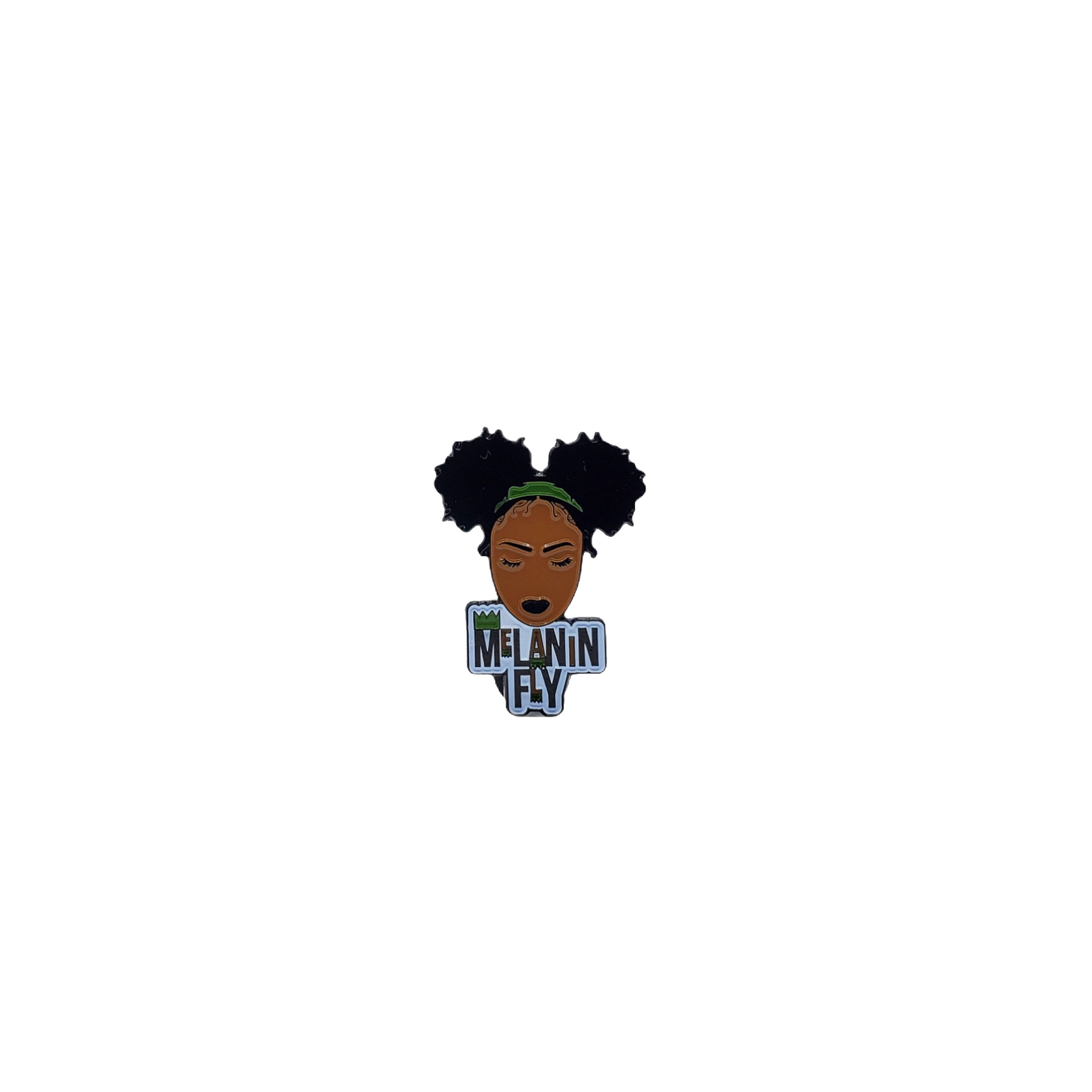 Melanin Fly Enamel Pin