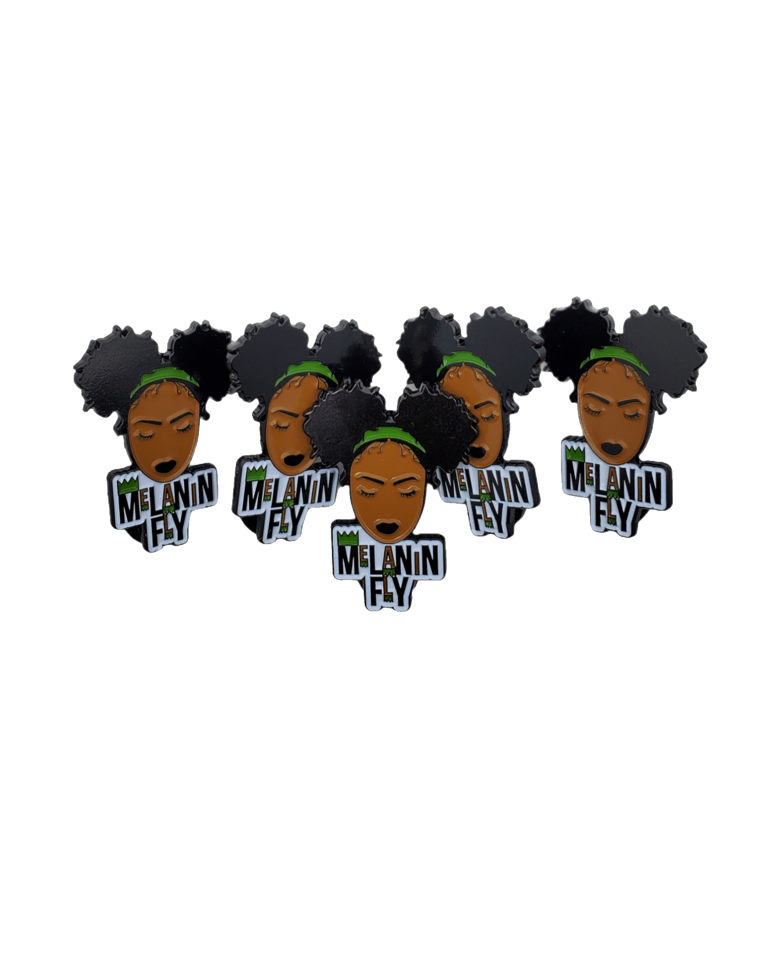 Melanin Fly Enamel Pin