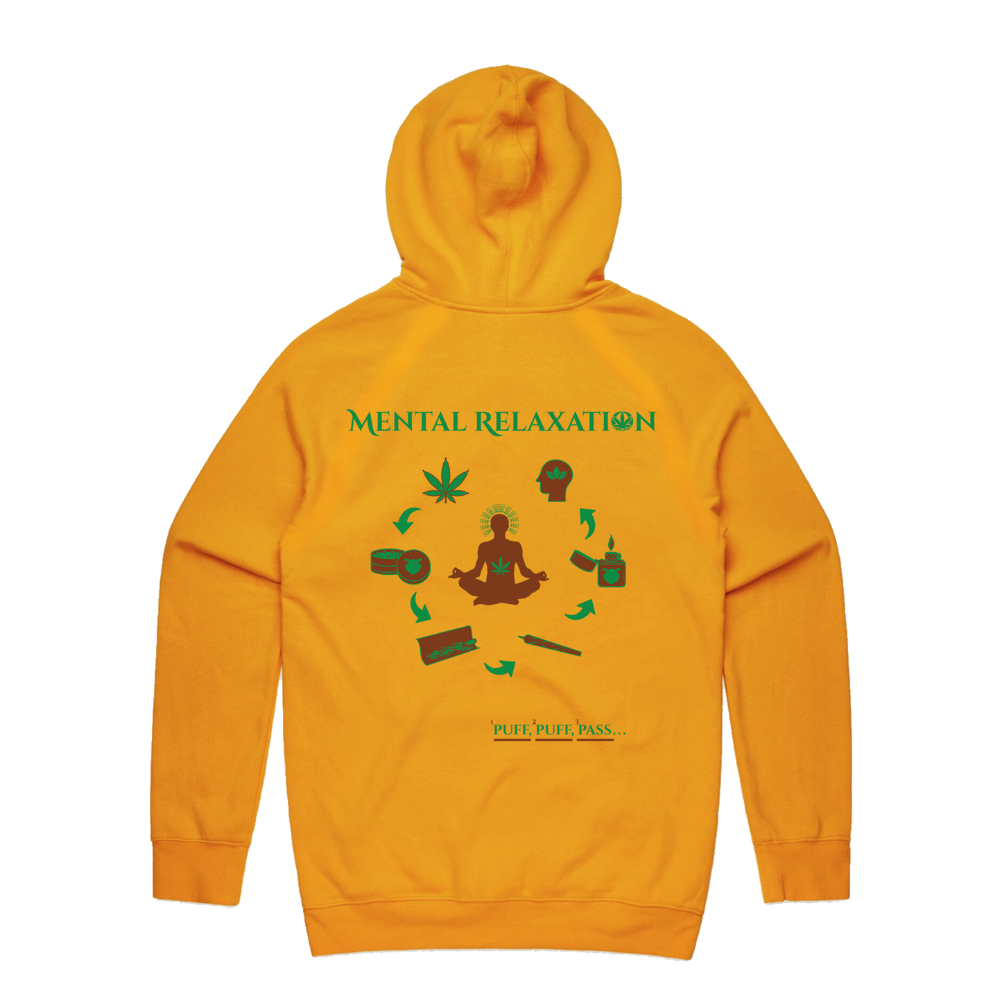 Mental Relaxation Unisex Pullover - Yellow Gold