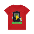 Retro Kids T-Shirt - Fire Red