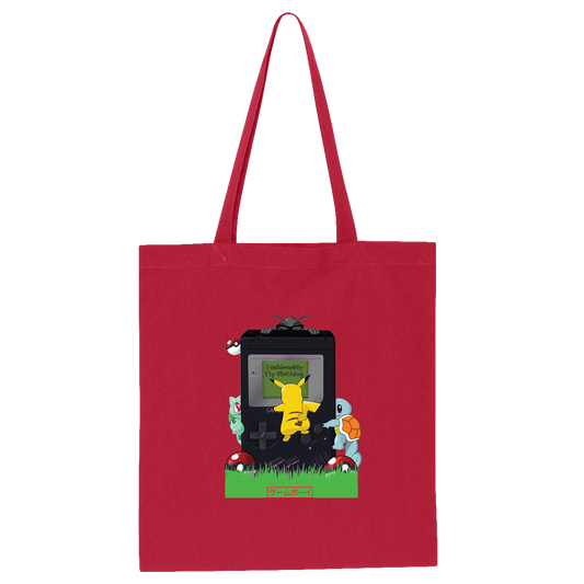 Retro Tote - Fire Red