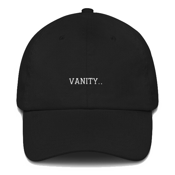 Vanity.. Dad Hat - Black
