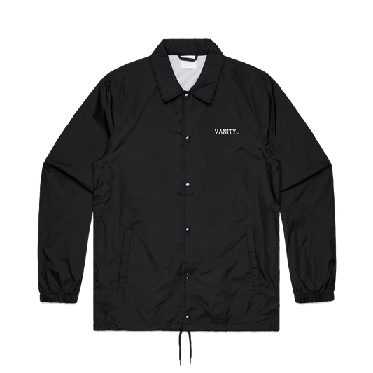 Vanity.. Unisex Coach Jacket - Black