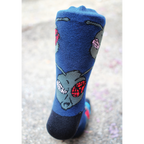 Fly Uchiha Crew Socks - Navy