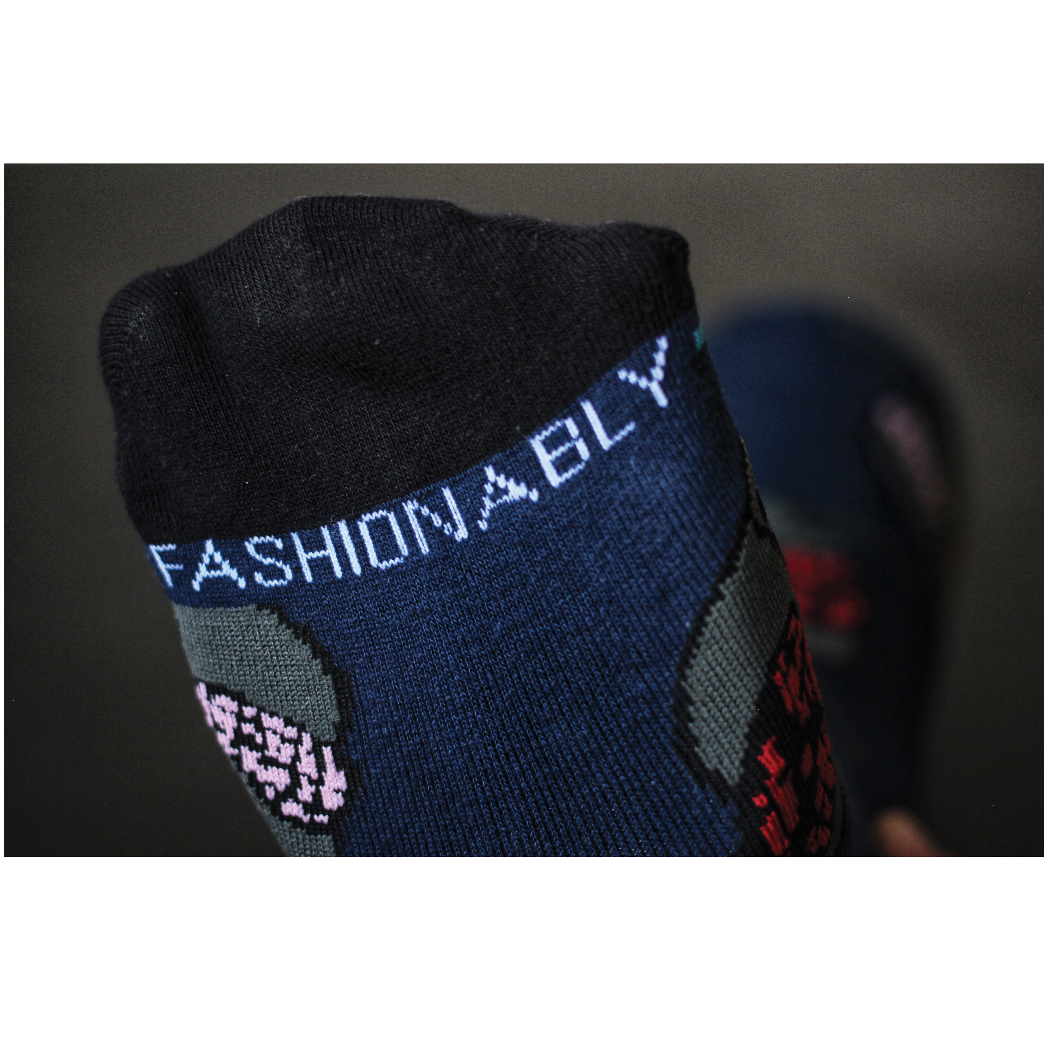 Fly Uchiha Crew Socks - Navy
