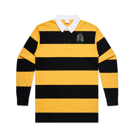 Buzzzy Unisex Rugby - Black/Yellow